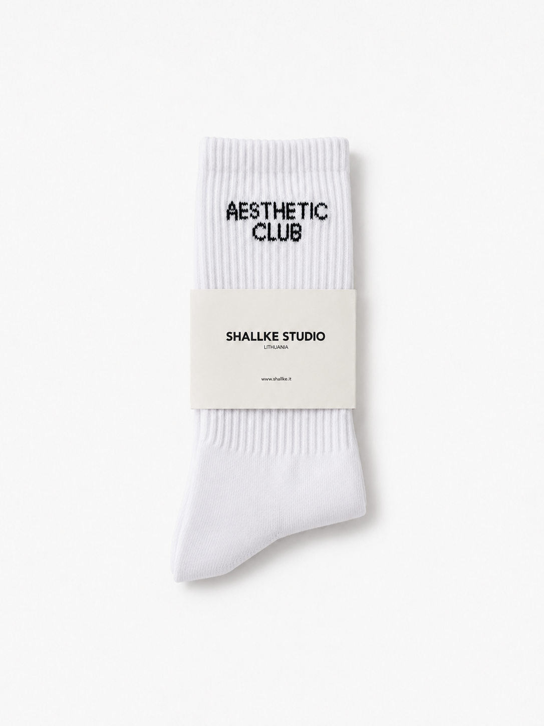 Stilingos Baltos ‘Aesthetic’ Kojinės